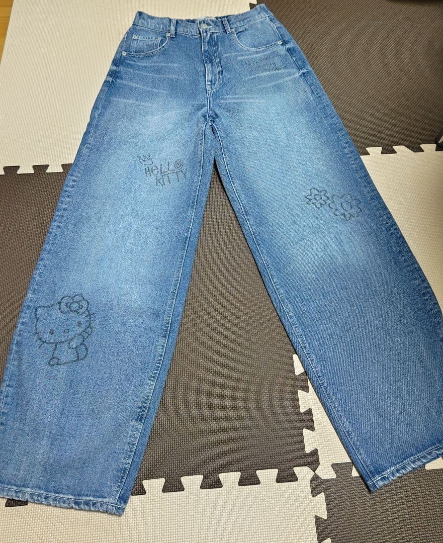 RODEO CROWNS WIDE BOWL サンリオ キティパンツ