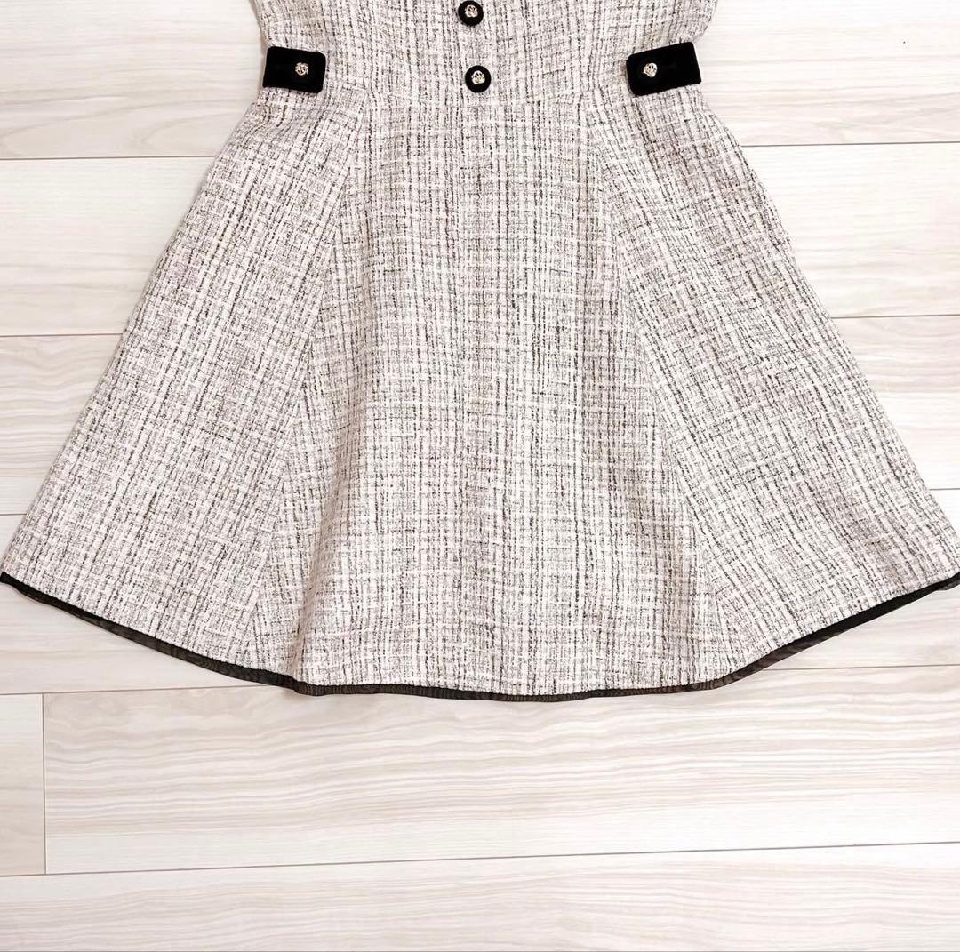 ワンピース Herlipto Margaux Tweed Mini Dress M