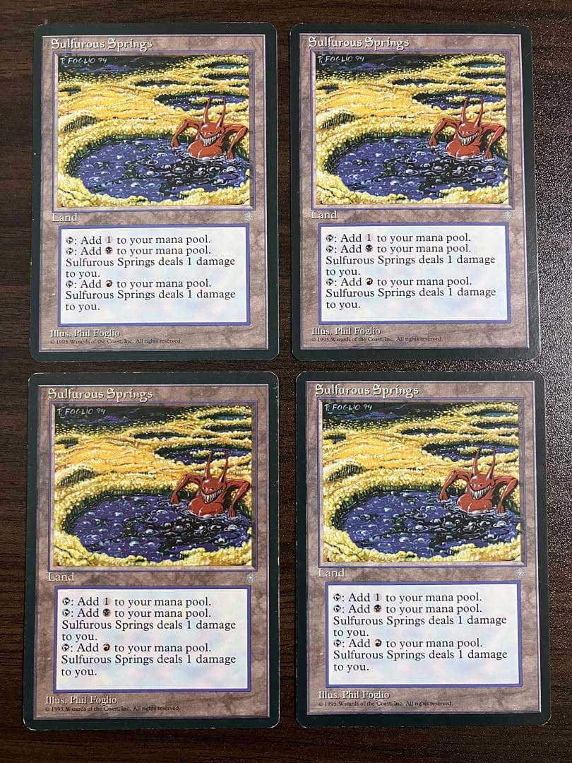 ケ*ト様 Sulfurous Springs 硫黄泉 アイスエイジ版4枚セット