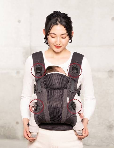 アップリカ ラクリス ブラック BK 抱っこ紐 Aprica Laclis