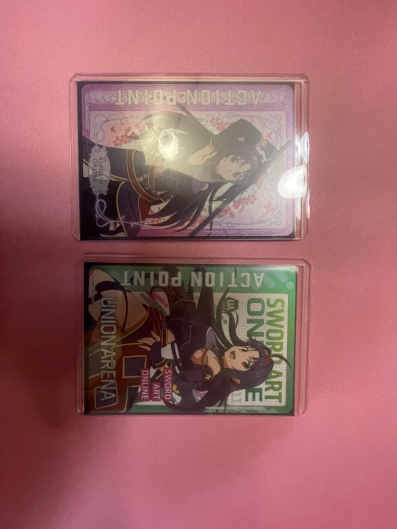 sao ユウキ AP アクションポイント2枚セット　ユニアリ　ユニオンアリーナ