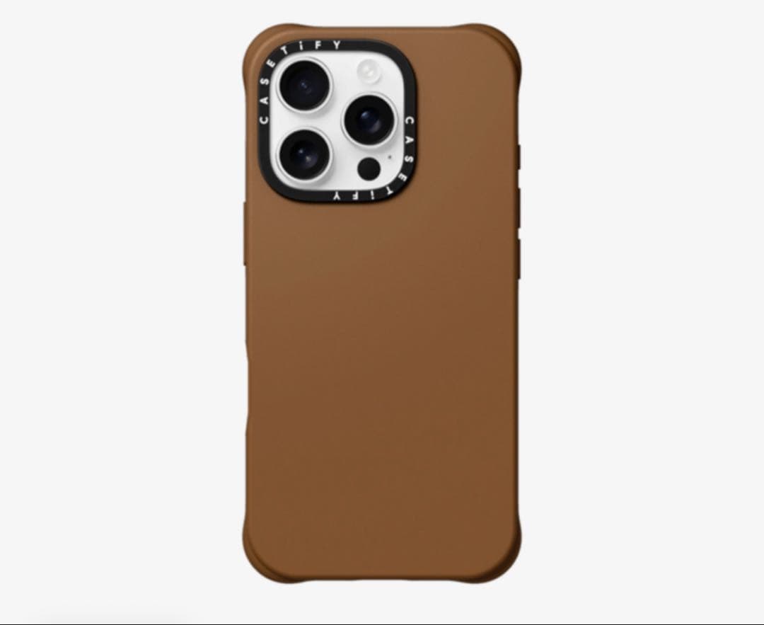 【美品】CASETiFY iPhone16proケースMagSafe対応 タン