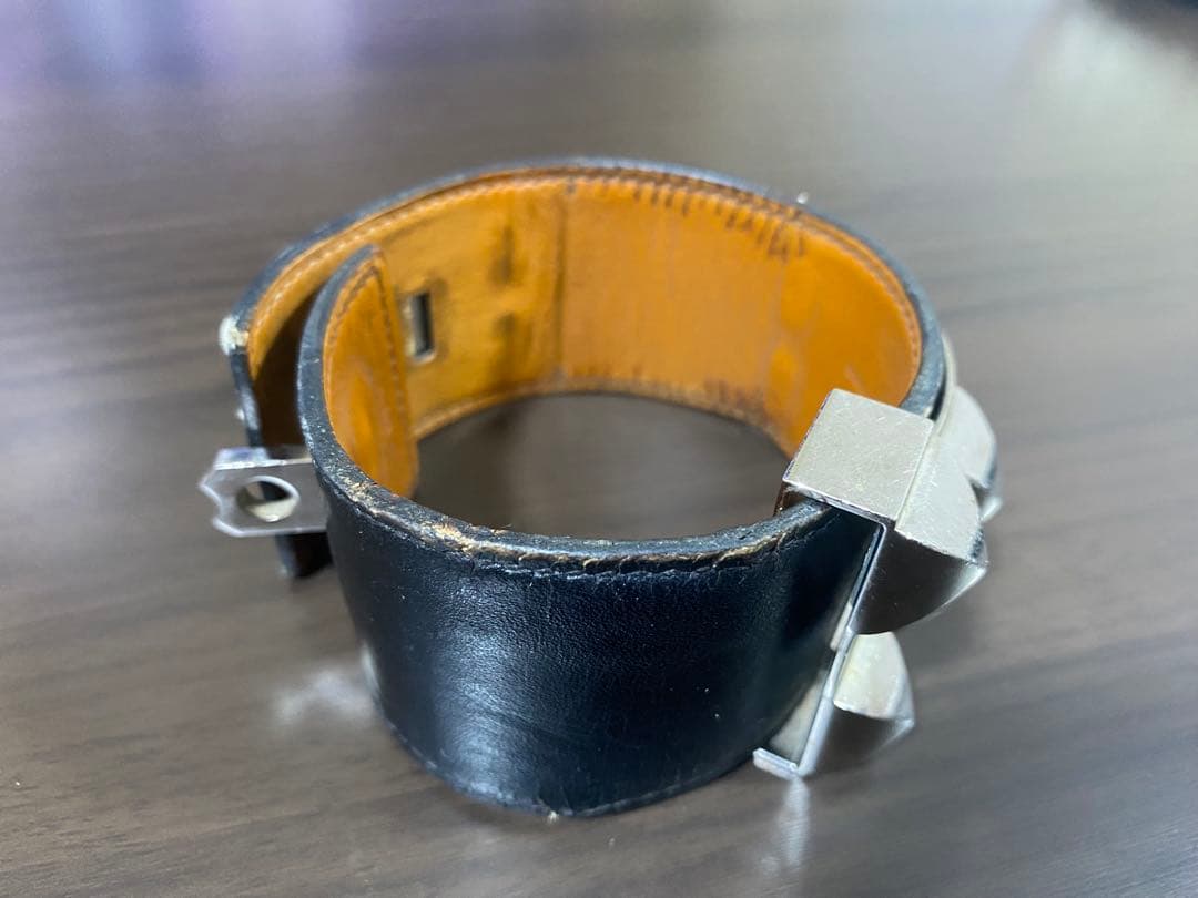 hermes エルメス collier de chien コリエドシアン 黒