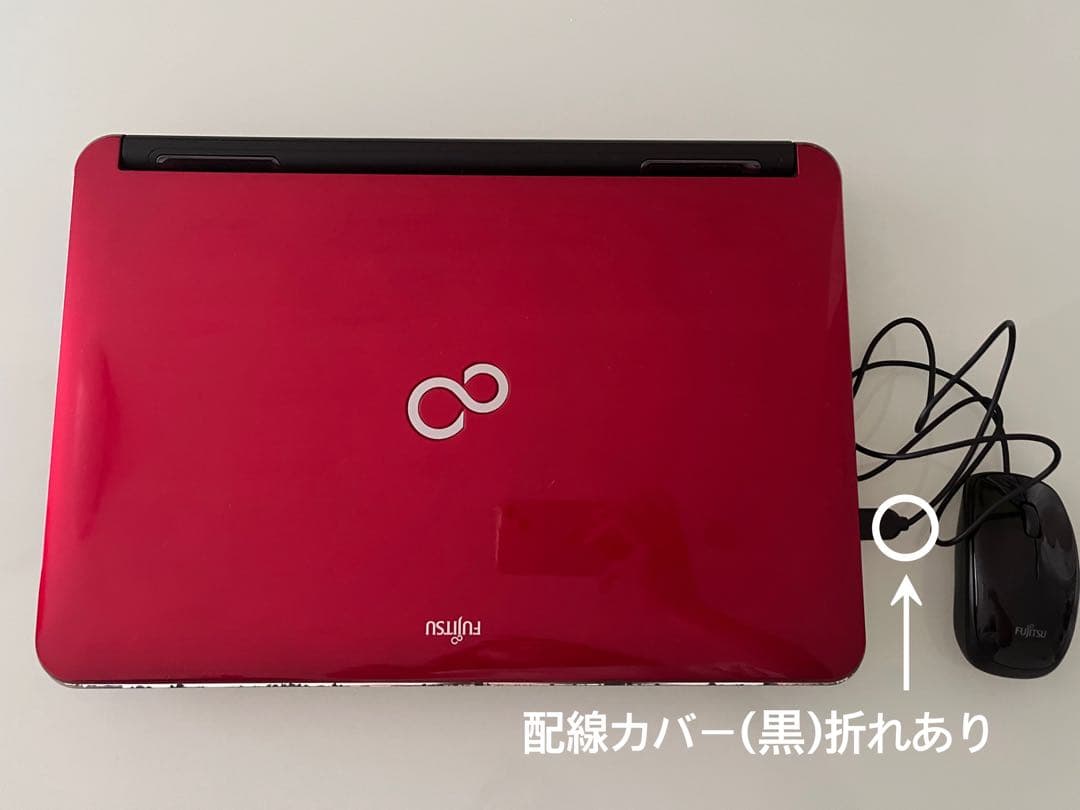 【FUJITSU】Lifebook ノートPC(レッド)