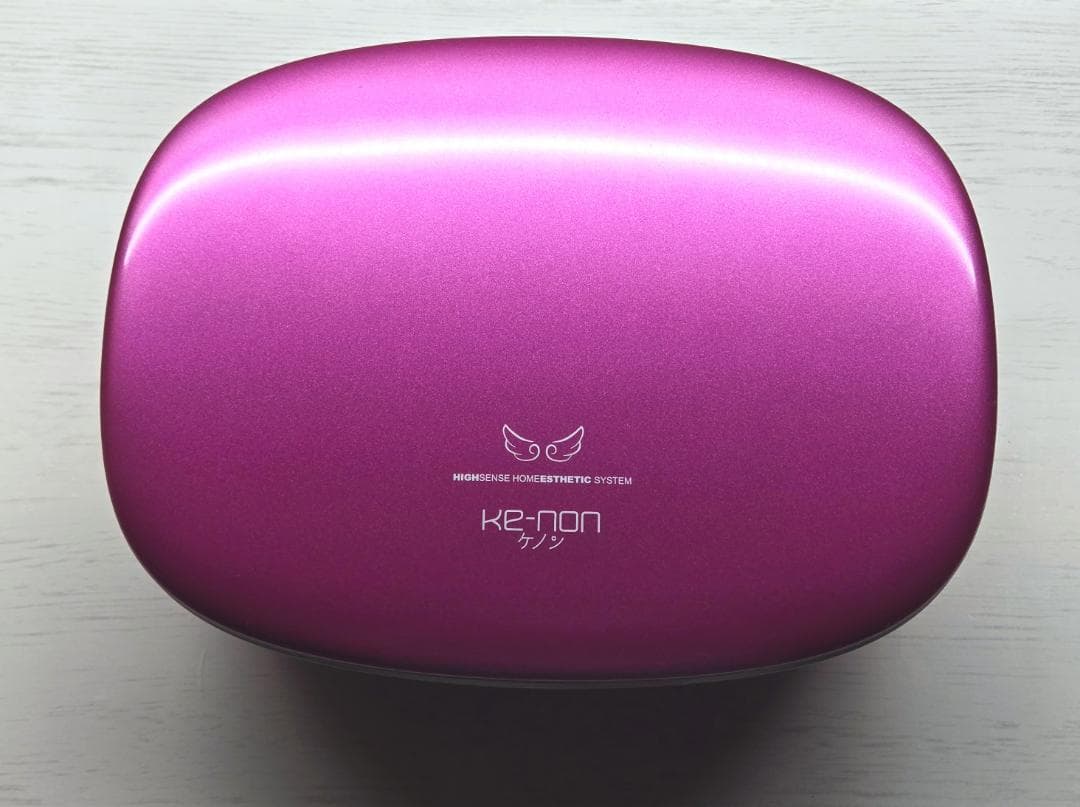 【ほぼ未使用/付属品完備】脱毛器 ケノン Ver 8.0 シャインピンク