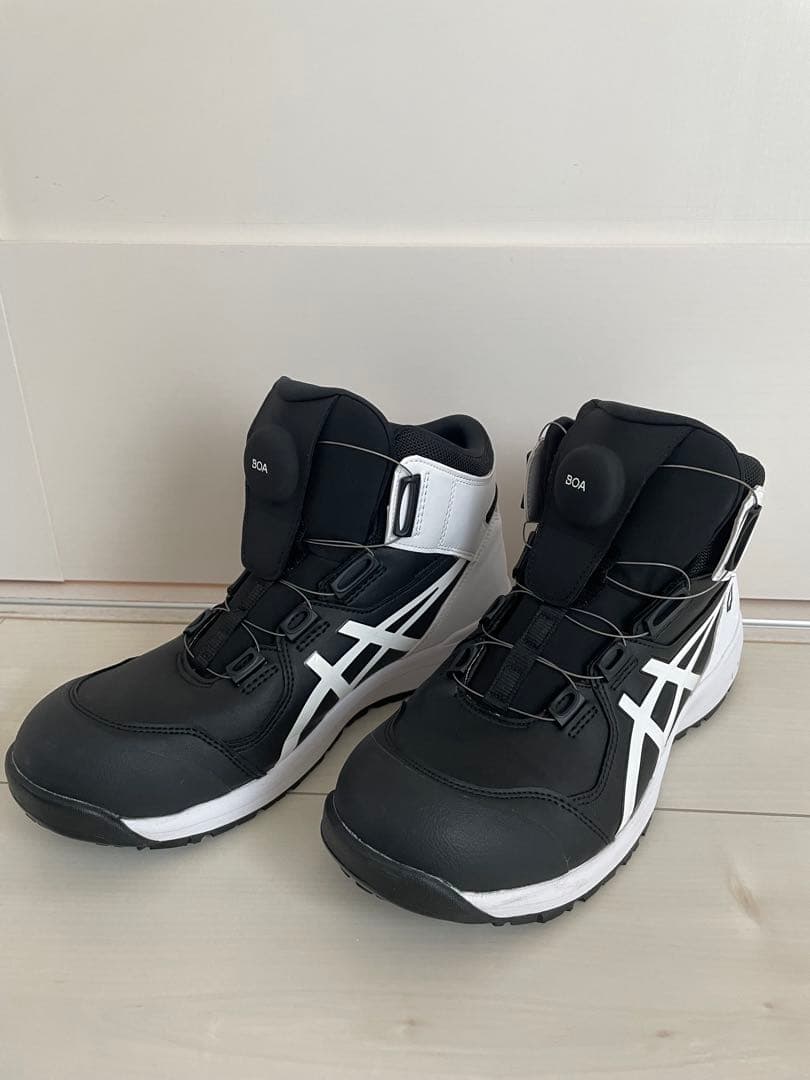 【KaNao】アシックス　ＣＰ３０４ ＢＯＡ ブラック×ホワイト