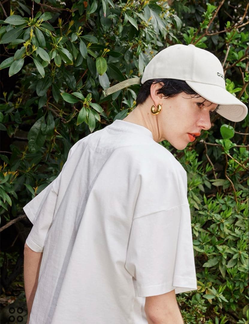 OMMO LOGOCAP ロゴキャップ ホワイト