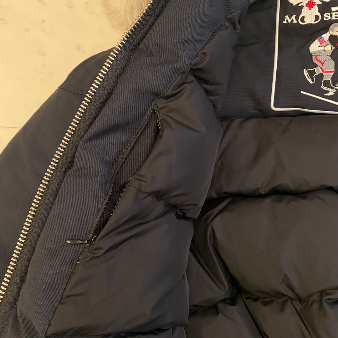 ムースナックルズ　ダウン　デビーボンバー　サイズSフォックスファー