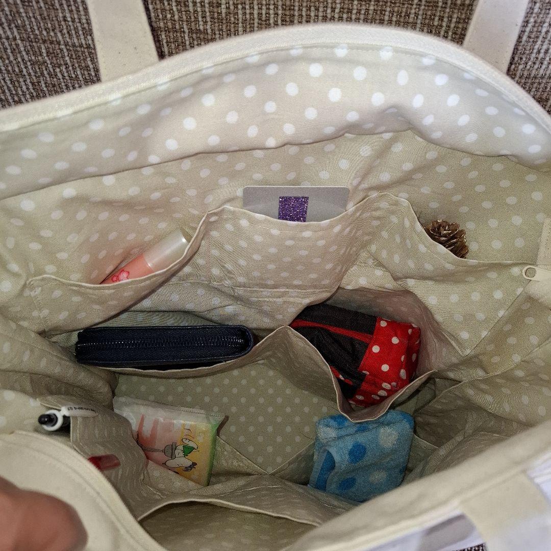 ポケットいっぱいトートバッグ他3商品　ハンドメイド