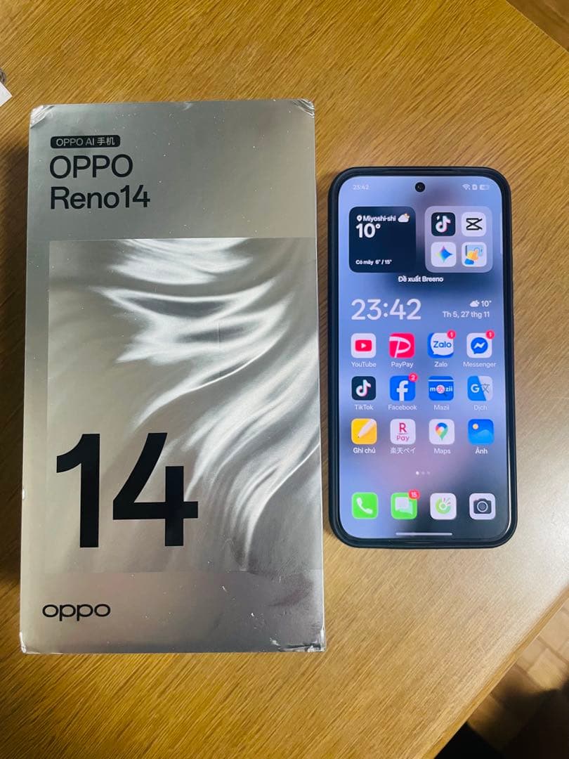 スマートフォン本体 OPPO Reno14 5g 256g