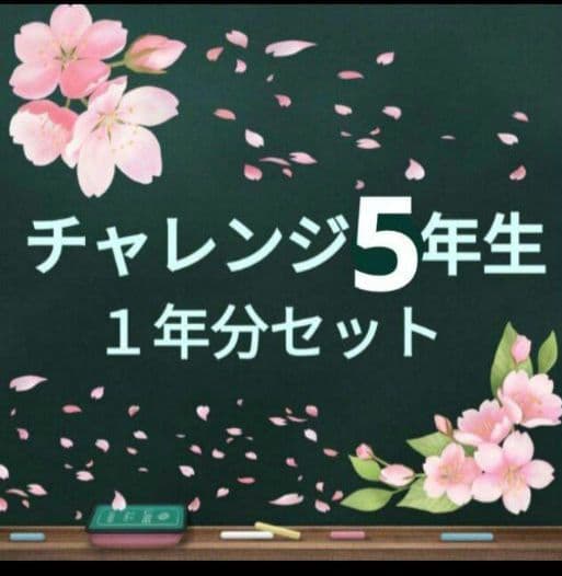 チャレンジ　5年生　ベネッセ　こどもちゃれんじ　知育　学習　本　 ポスター