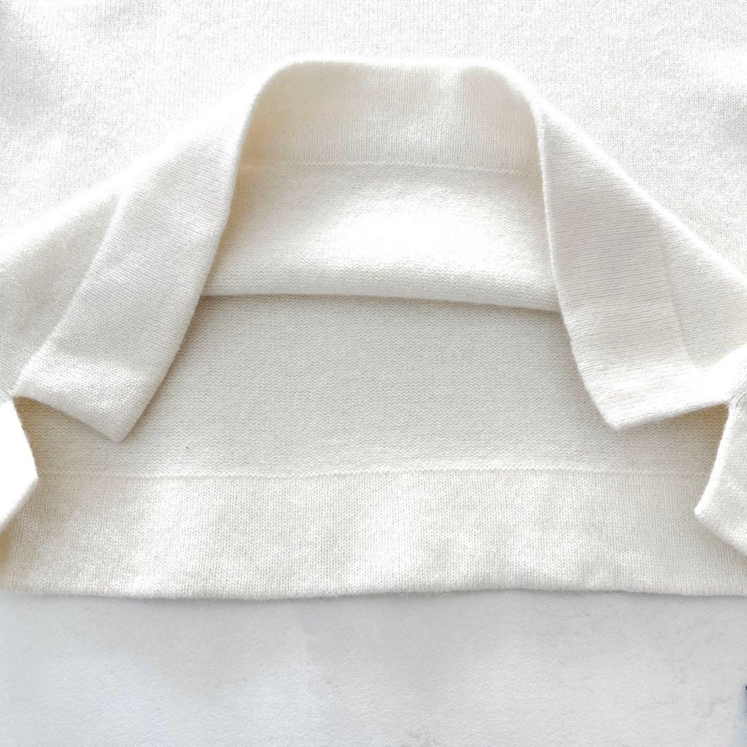 美品✨マーガレットハウエル　ロールネックニット　長袖　現行定番人気　アイボリー