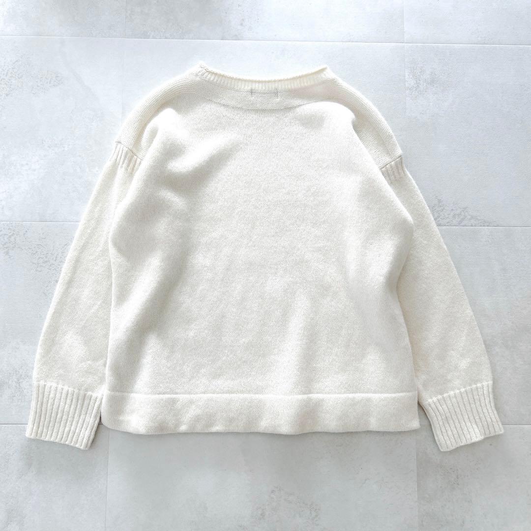 美品✨マーガレットハウエル　ロールネックニット　長袖　現行定番人気　アイボリー