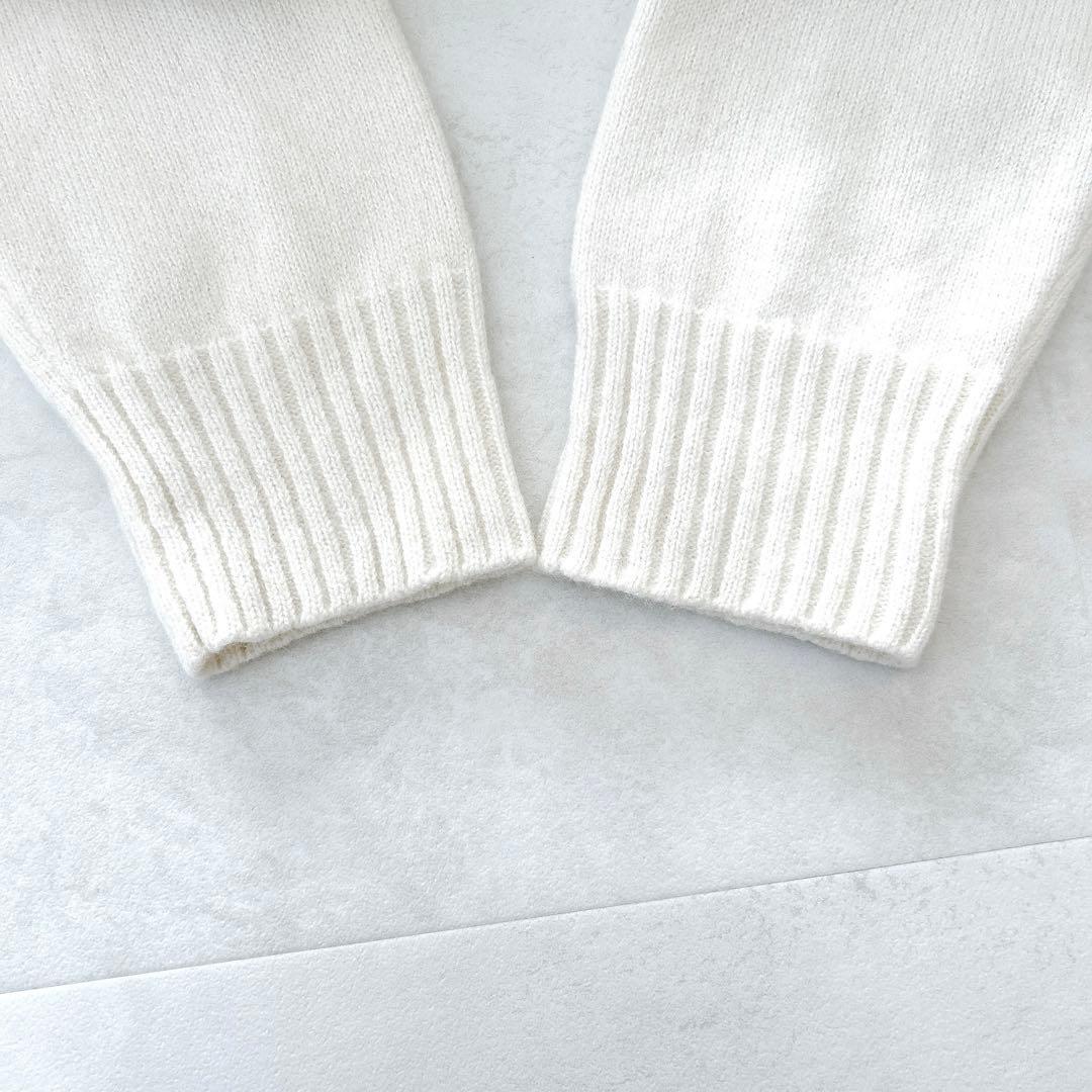 美品✨マーガレットハウエル　ロールネックニット　長袖　現行定番人気　アイボリー