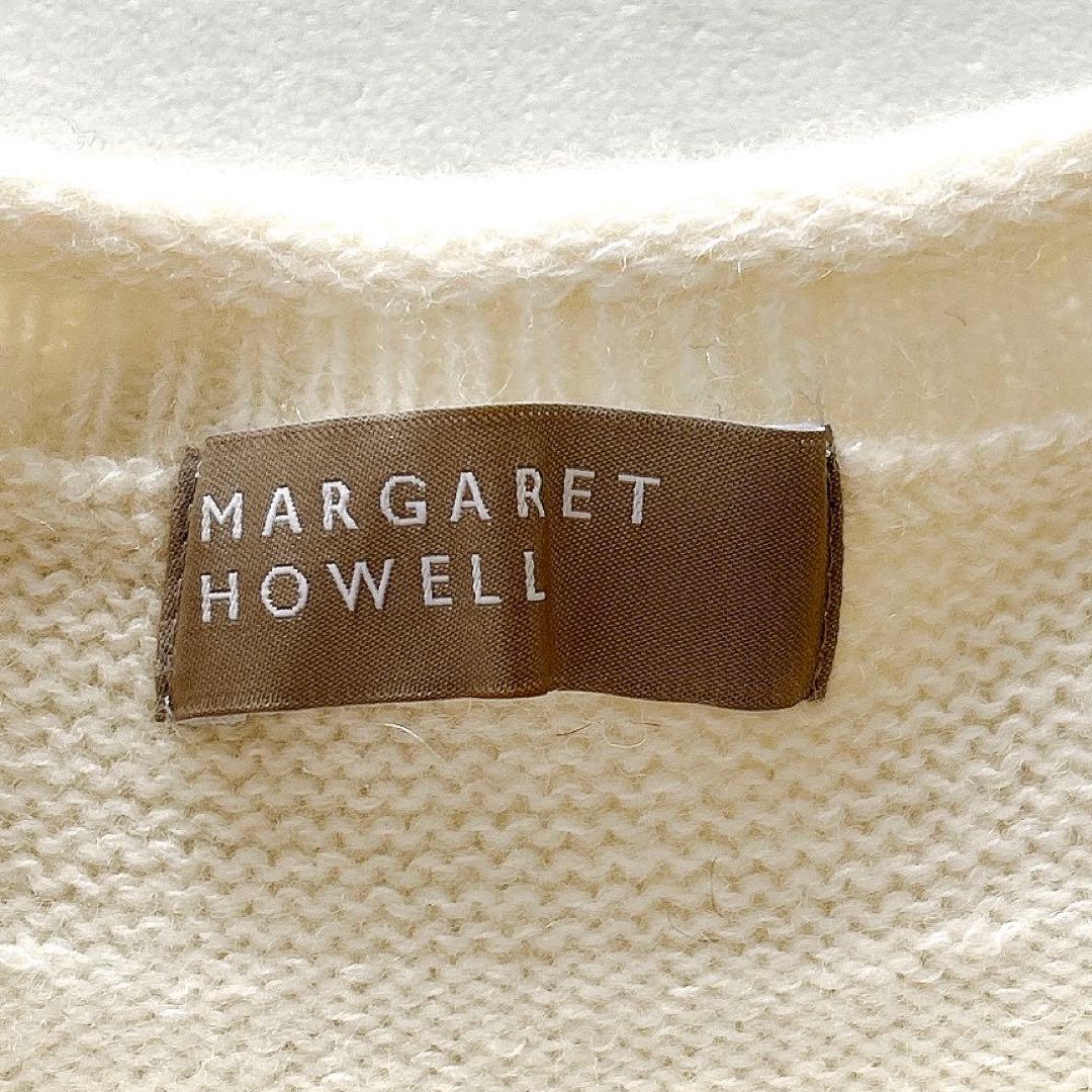 美品✨マーガレットハウエル　ロールネックニット　長袖　現行定番人気　アイボリー