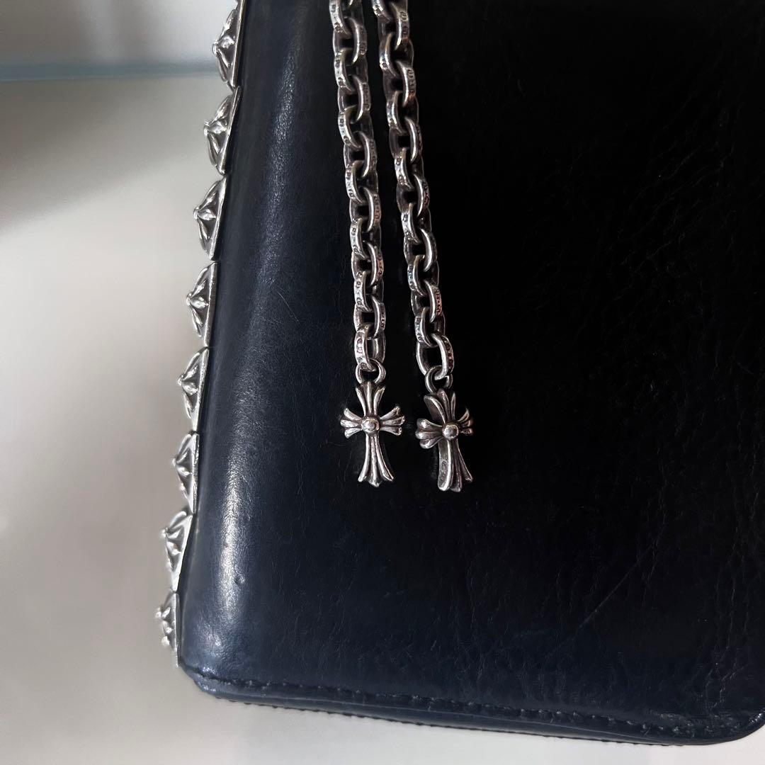 ★直営店購入正規品★クロムハーツ 3サイドジップ ピラミッド ウォレット 財布