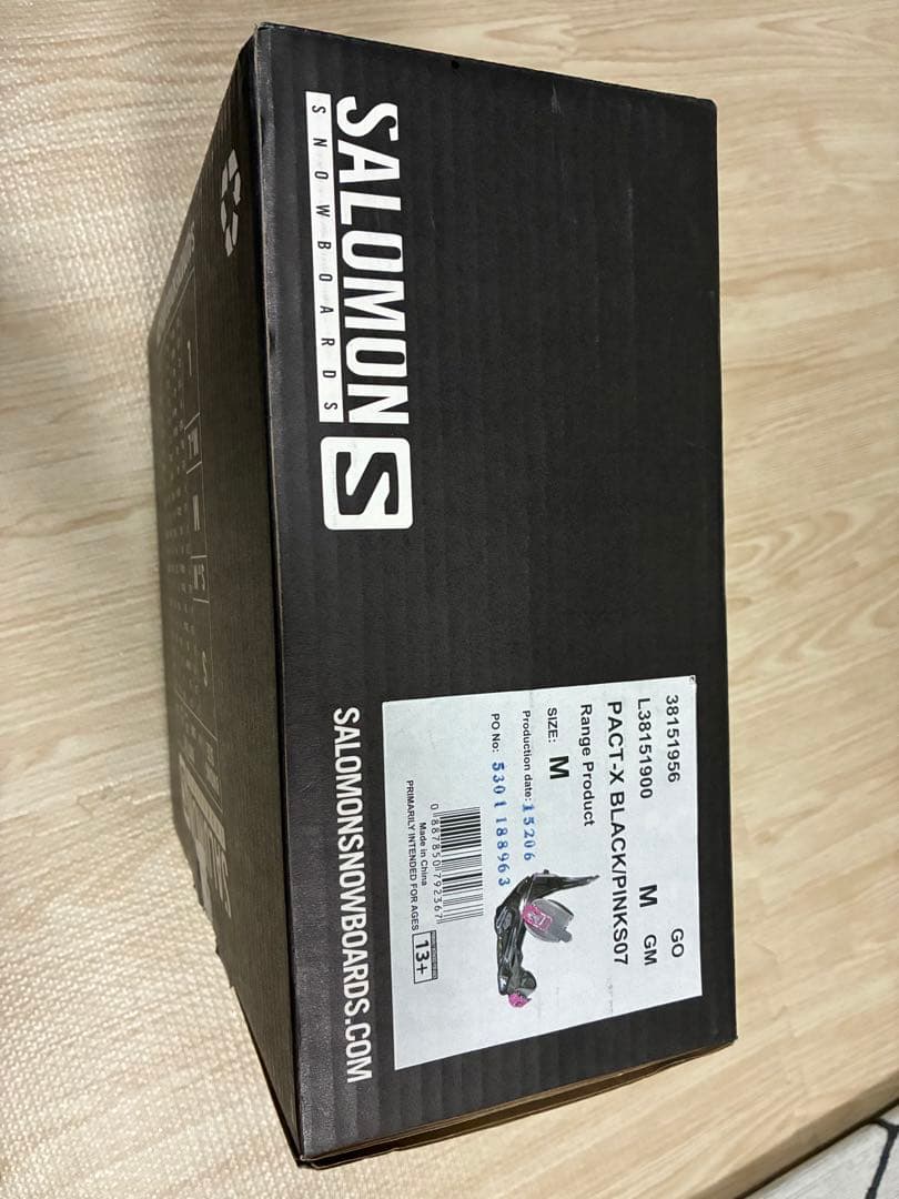 SALOMON PACT X ブラック/ピンク Mサイズ