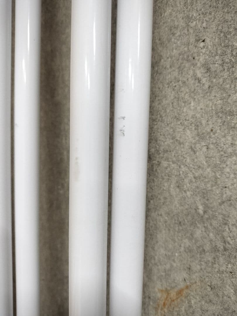 【千葉市花見川区引取限定】ROSTEM 階段付きパイプロフトベッド ホワイト