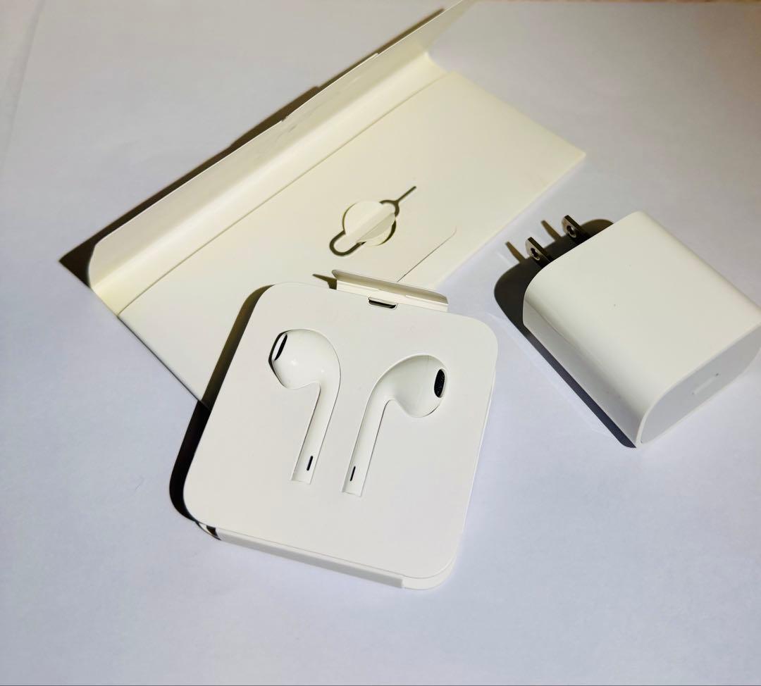 iPhone 14 Pro パープル 箱、ピン、アダプタ、ケーブル、イヤフォン付