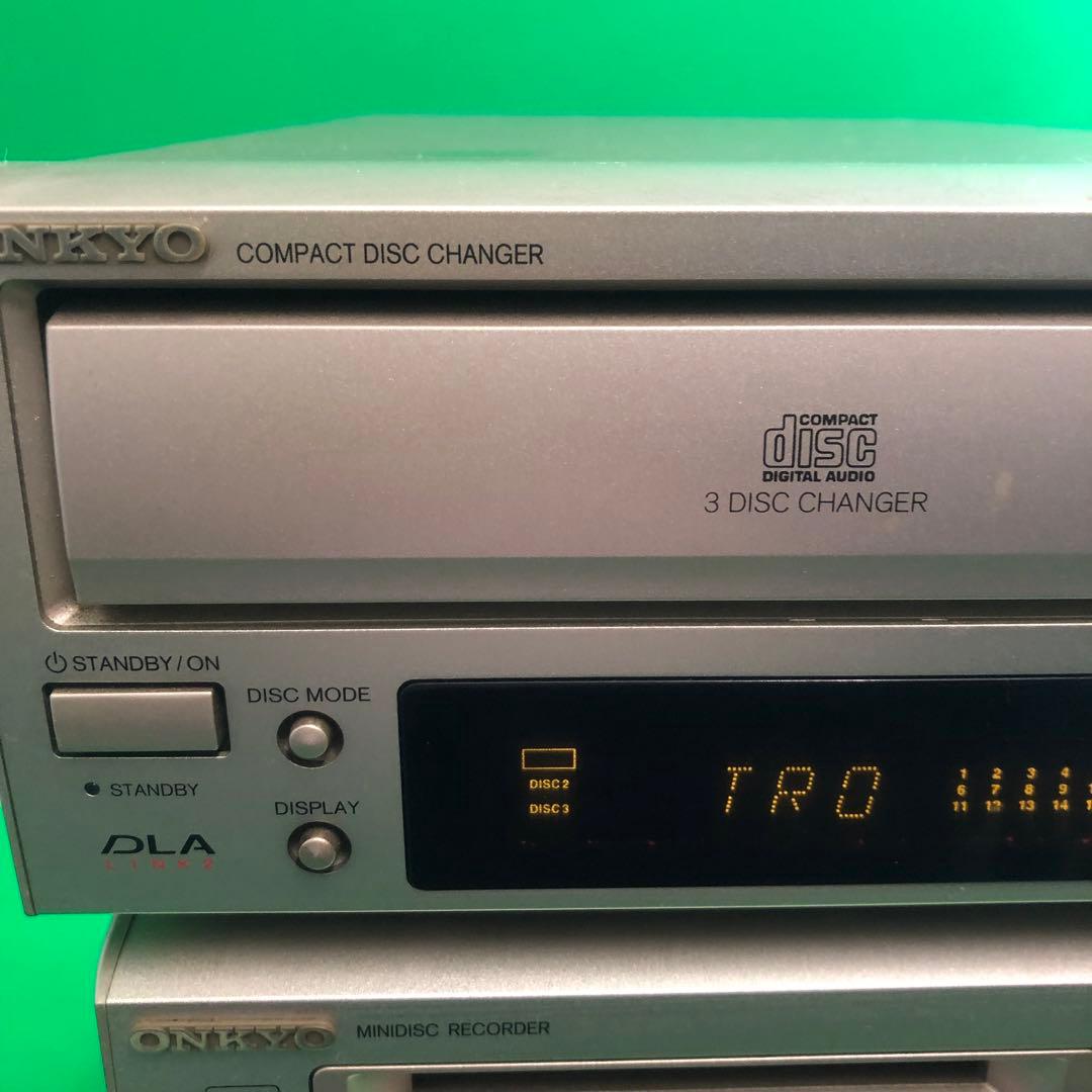 Onkyo ミニコンポ CDデッキ MDデッキ イコライザー アンプ プロセッサ