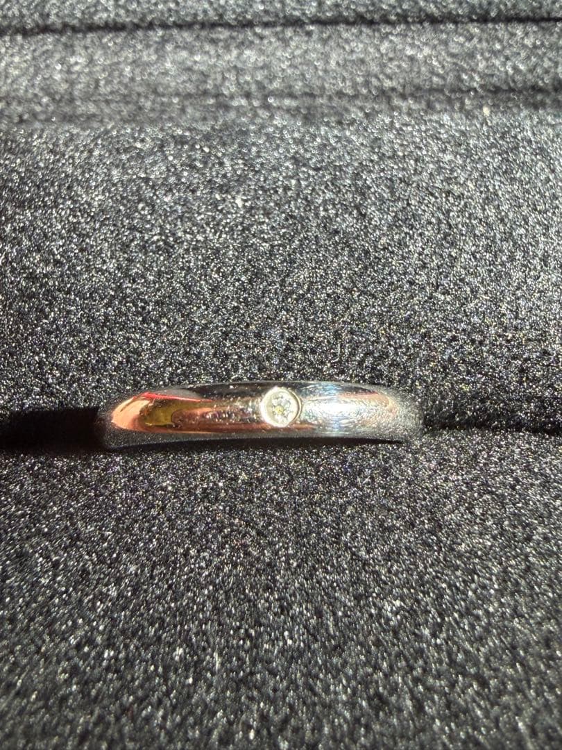 正規店購入 Cartier カルティエ プラチナダイヤリング 8号