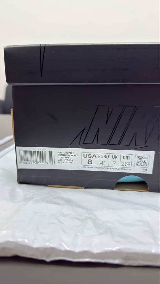 Fragment × UNION × Air Jordan1 High 26cm