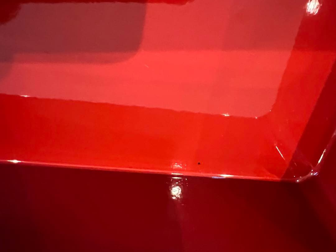 華やかな新年に！新品未使用会津塗五段重箱台付き　 慶事松竹梅鶴亀柄