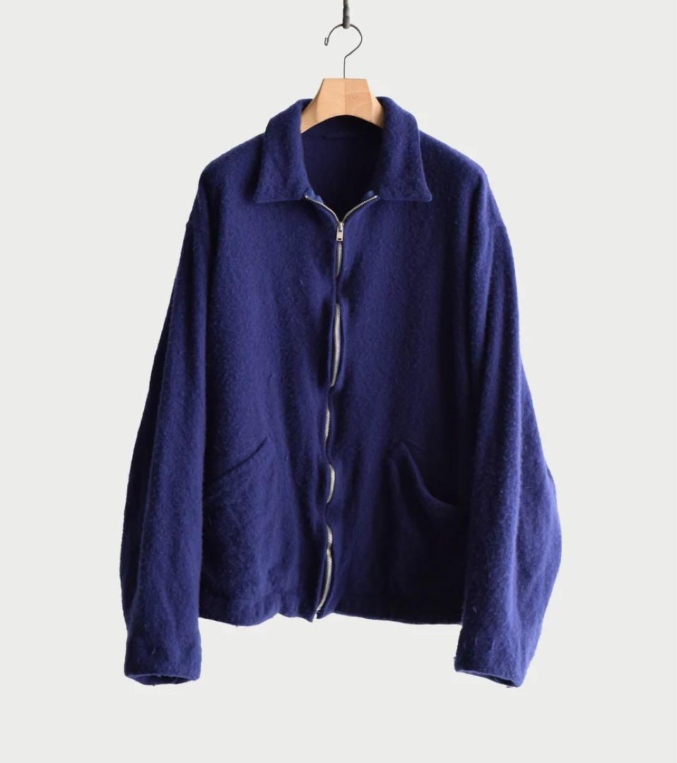 COMOLI 25AW 縮絨ウール ジップ ショート ジャケット サイズ2