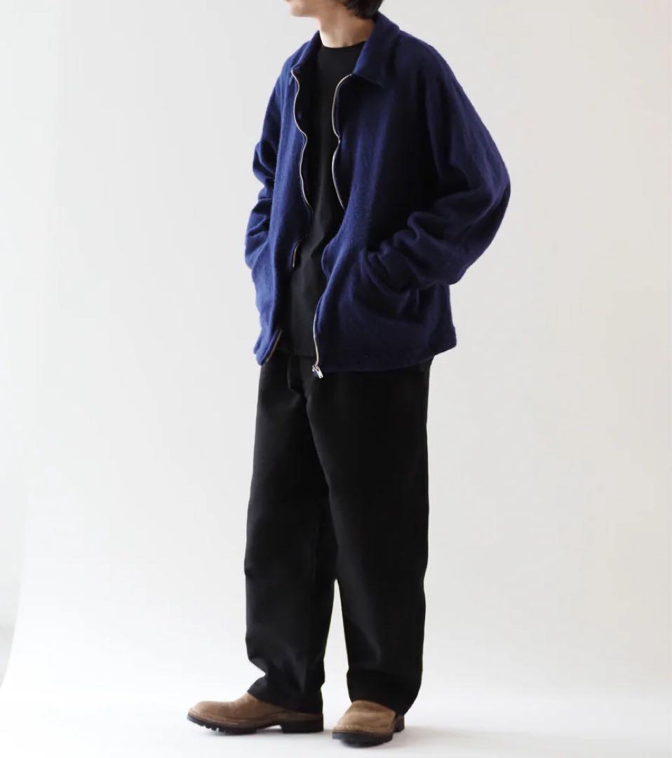 COMOLI 25AW 縮絨ウール ジップ ショート ジャケット サイズ2