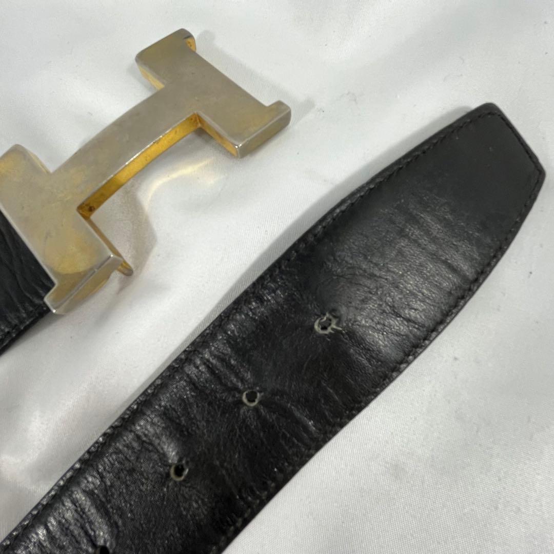 Hermes エルメス　Hロゴバックルレザーベルト