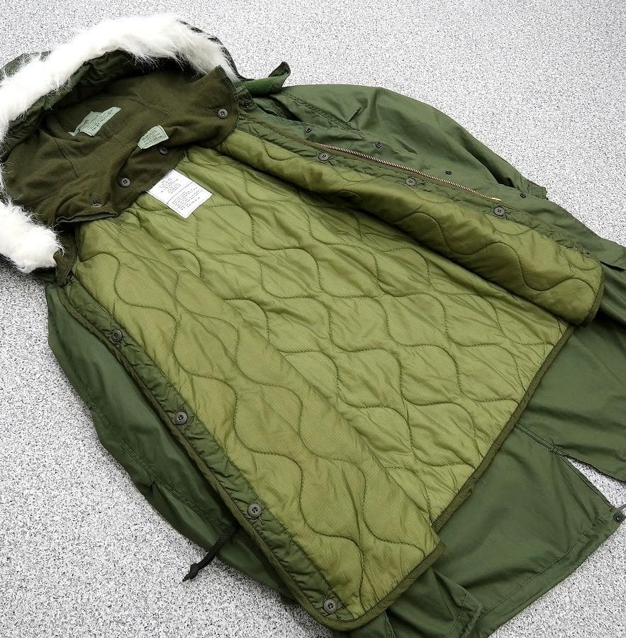 極上 M 米軍実物 80s M-65 モッズコート ライナー フード セット⑧