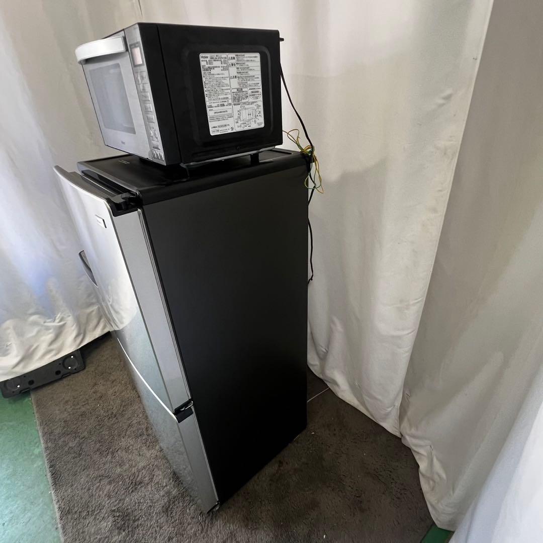 864 冷蔵庫　洗濯機　レンジ　一人暮らし　セット　シルバー　小型　設置無料