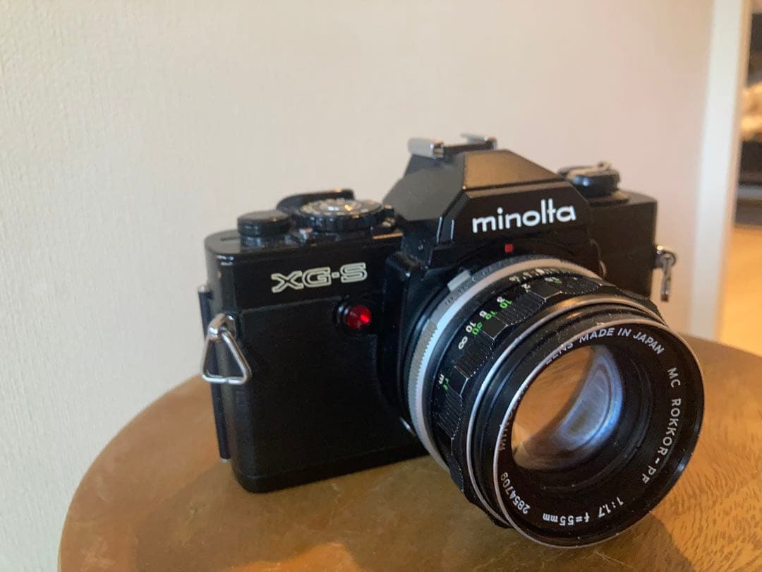Minolta XG-S +MC Rokkor-PF 55mm 1.7 ジャンク
