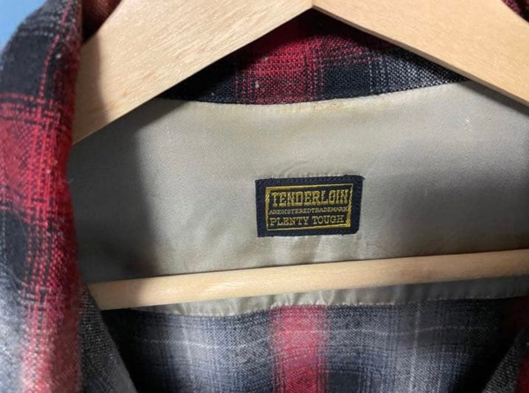 TENDERLOIN ウールチェックシャツ（欠品有）