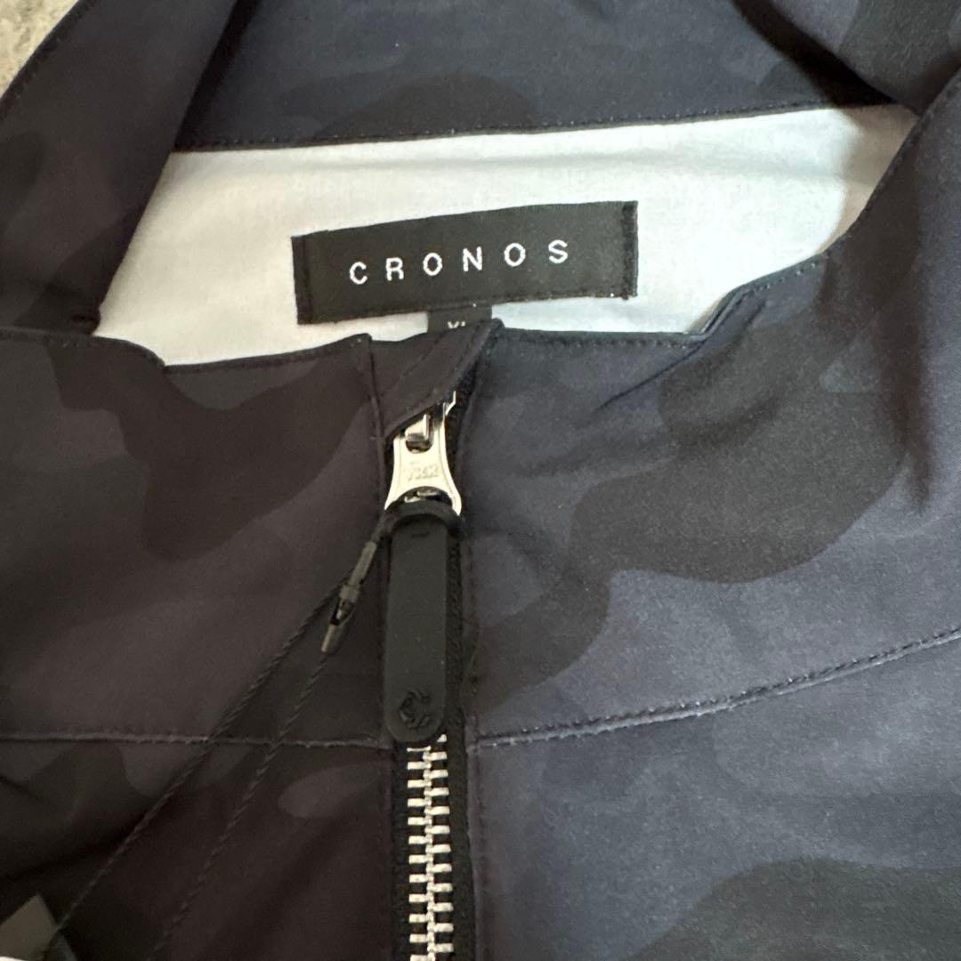 CRONOS ブラックカモ ナイロンジャケット XL