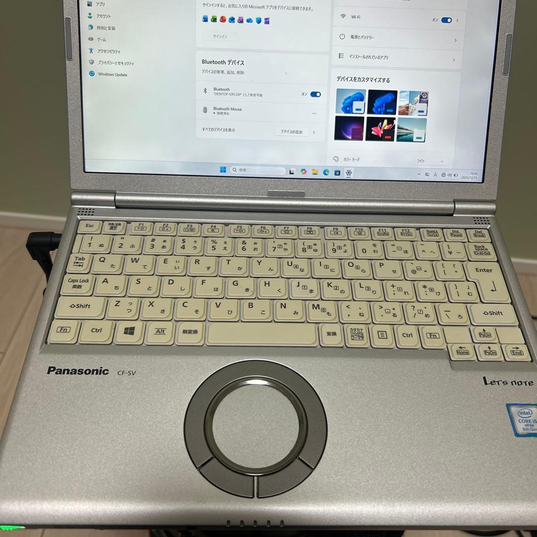 Panasonic CF-SV ノートPC シルバー