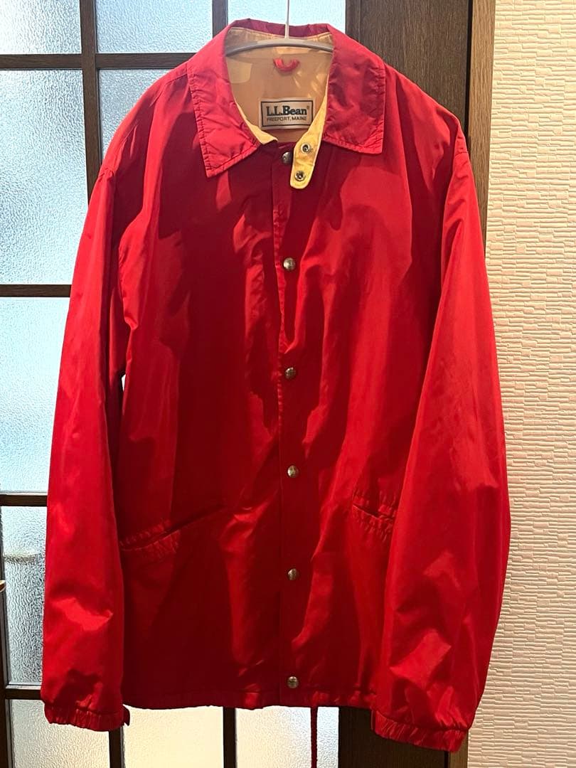 L.L.BEAN 80's USA製 ナイロンコーチジャケット　Mサイズ