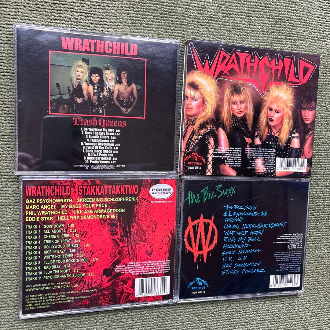 WRATHCHILD CD 4枚セット