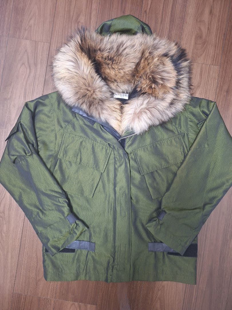 【DRIES VAN NOTEN】ドリスヴァンノッテン 襟ボア モッズコート