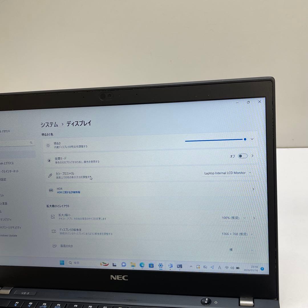 Windowsノート本体 #819 NEC VersaPro VB-9 i5-10310U SSD512G
