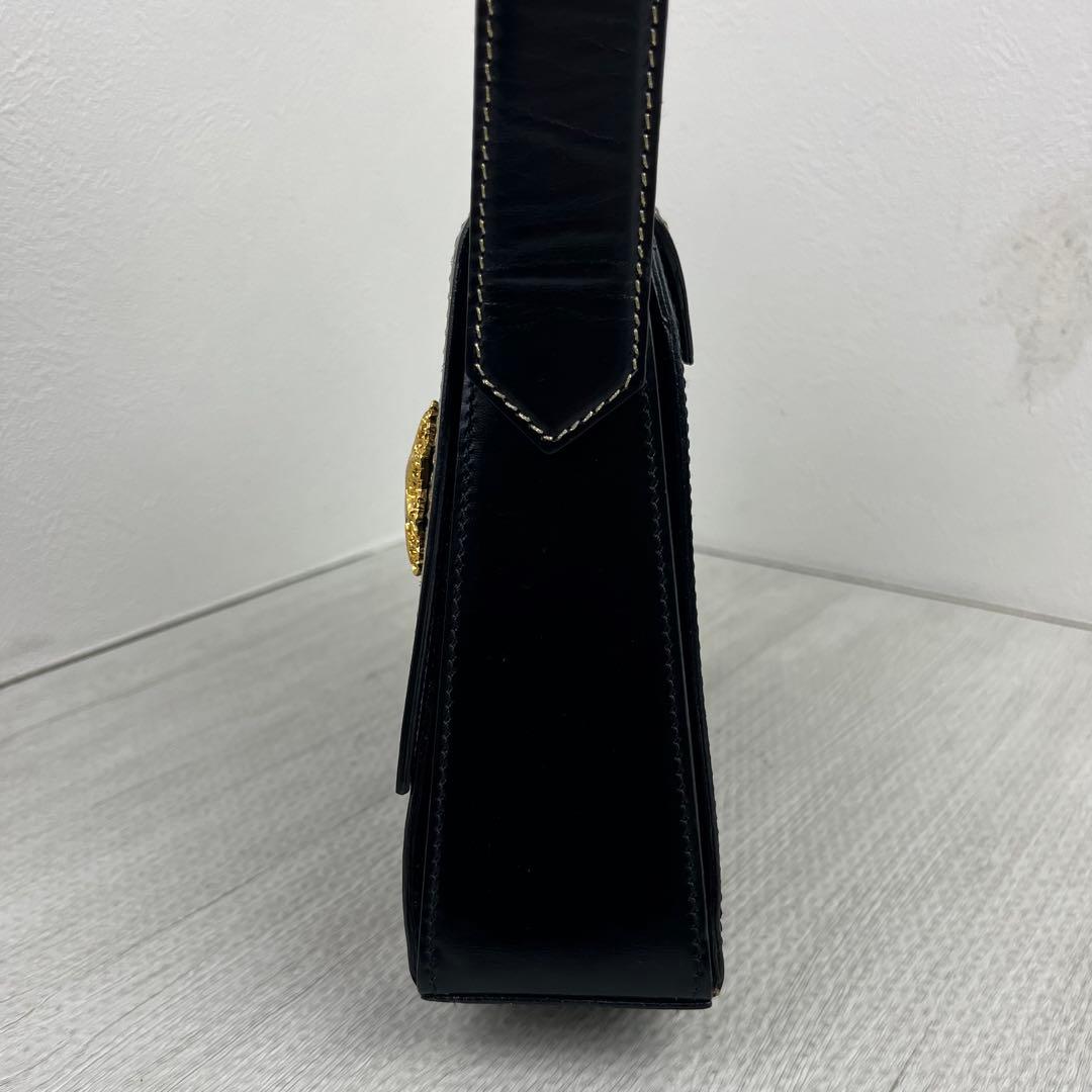 希少✨ Christian Lacroix ハンドバッグ ゴールド金具 レザー