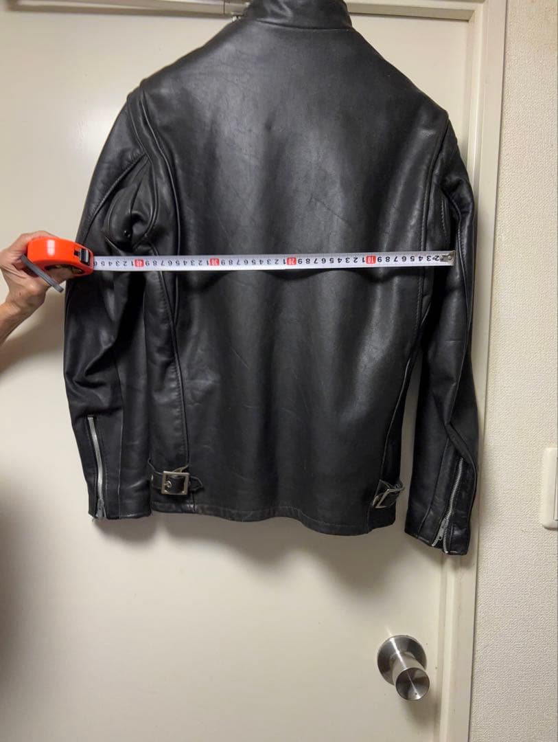 Schott ブラック レザージャケット 36