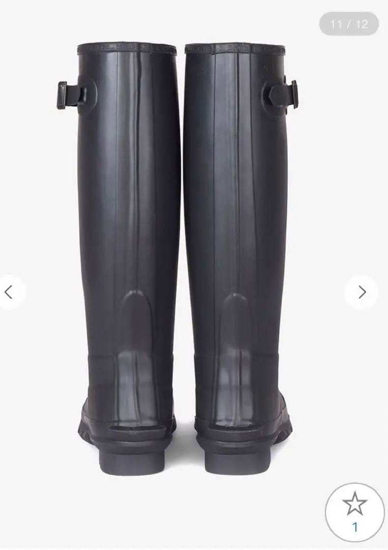 Barbour Bede サイドストラップ レインブーツ