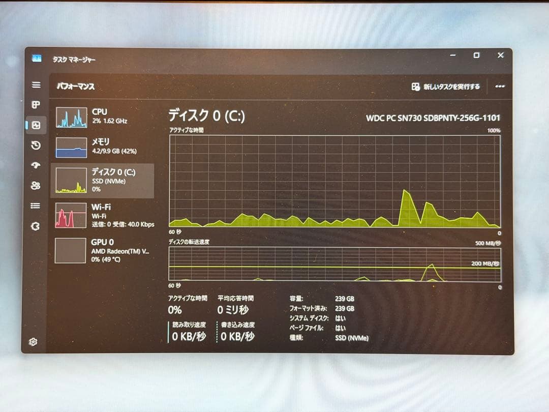 Windowsノート本体 Lenovo IdeaPad S540 Ryzen 5/12GB/256GB