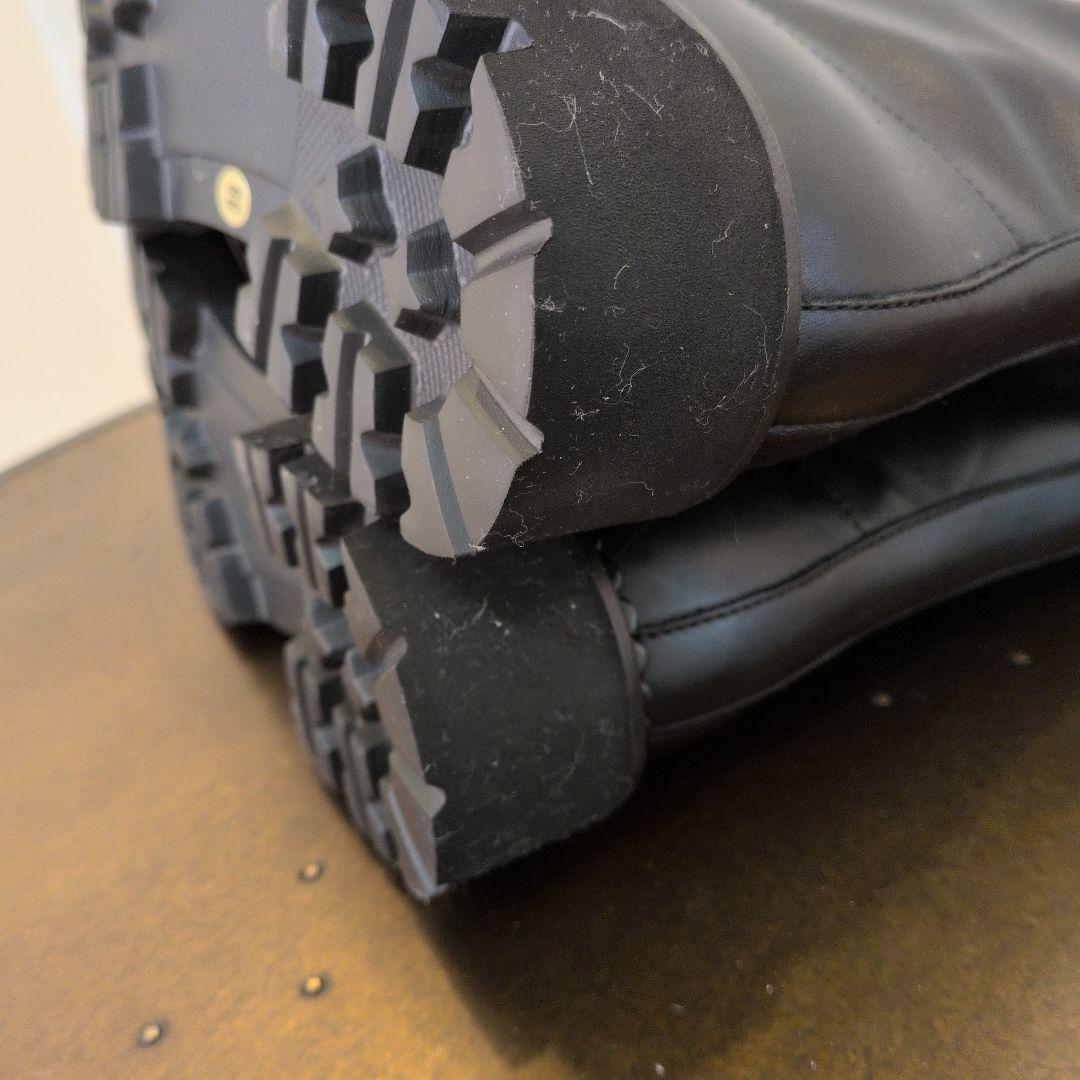 人気完売✨FABIO RUSCONI レースアップブーツ サイドジップ 38号