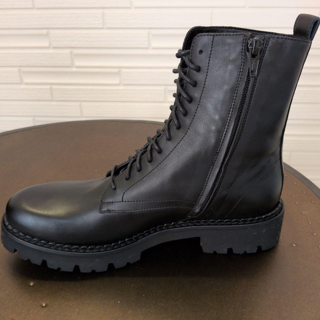 人気完売✨FABIO RUSCONI レースアップブーツ サイドジップ 38号