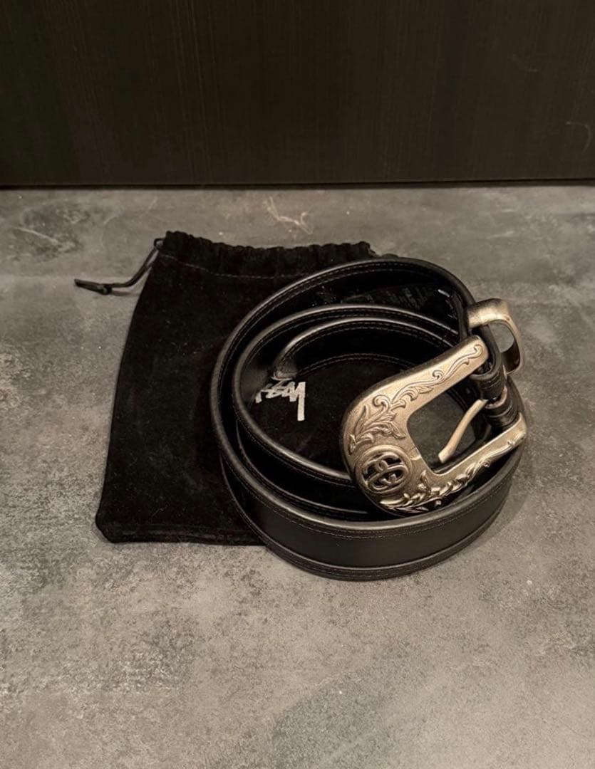 ケンタウロス健太着用stussy SS-LINK COWBOY BELT 黒　M