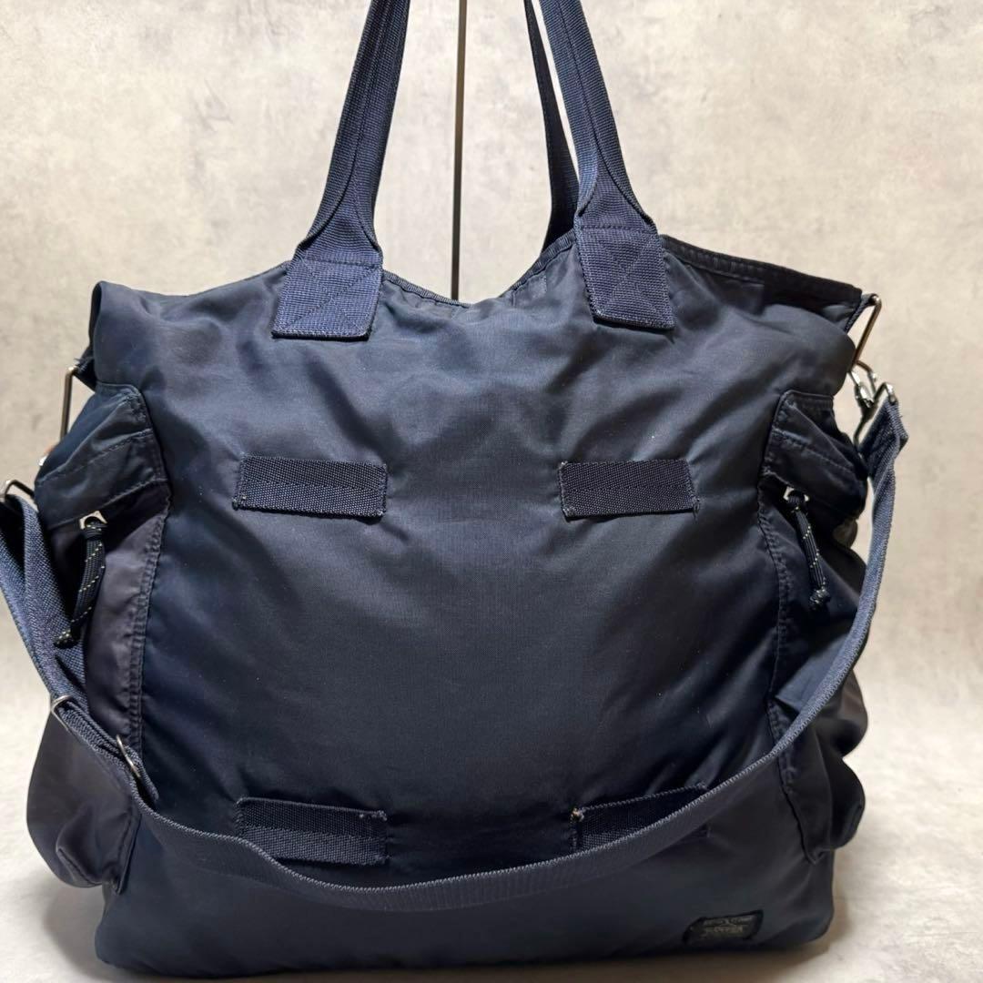 PORTER フォース トートバッグ ショルダーバッグ 2way ネイビー