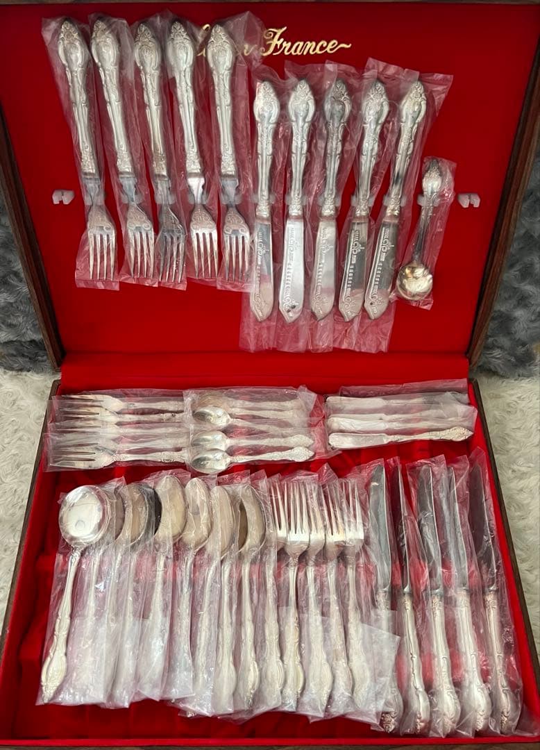 光和陶器　カトラリーセット　シルバーフランス　ディナーセット〈45本セット〉欠品