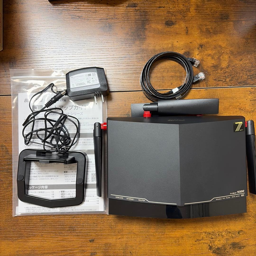 ルーター・ネットワーク機器 Buffalo WXR9300BE6P Wi-Fi 7 9300